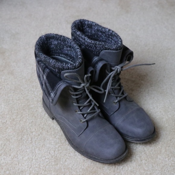 Plaid ankle boots - Picture 5 of 6